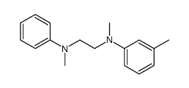 N,N'-Dimethyl-N-phenyl-N'-m-tolylethylenediamine Structure