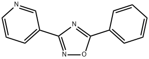 5-苯基-3-(吡啶-3-基)-1,2,4-恶二唑结构式