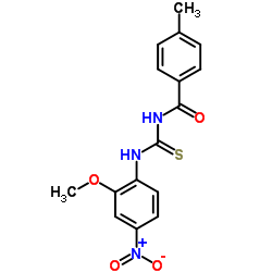 N-[(2-Methoxy-4-nitrophenyl)carbamothioyl]-4-methylbenzamide图片