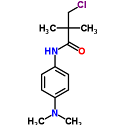 3-Chloro-N-[4-(dimethylamino)phenyl]-2,2-dimethylpropanamide结构式