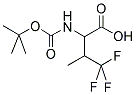 2-TERT-BUTOXYCARBONYLAMINO-4,4,4-TRIFLUORO-3-METHYL-BUTYRIC ACID结构式