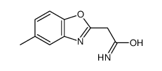 2-(5-methyl-1,3-benzoxazol-2-yl)acetamide结构式