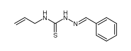 benzaldehyde-(4-allyl thiosemicarbazone) Structure