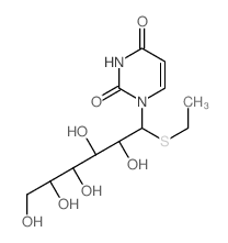 D-Glucitol,1-C-(3,4-dihydro-2,4-dioxo-1(2H)-pyrimidinyl)-1-S-ethyl-1-thio- (9CI) picture