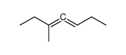 3-methyl-3,4-heptadiene Structure