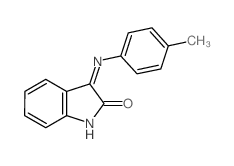 3-[(4-methylphenyl)amino]indol-2-one Structure