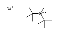 sodium,ditert-butyl(methyl)silanide Structure