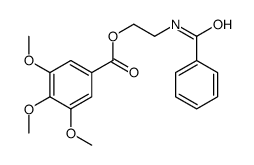 2-benzamidoethyl 3,4,5-trimethoxybenzoate结构式