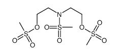 N,N-Bis[2-[(methylsulfonyl)oxy]ethyl]methanesulfonamide结构式