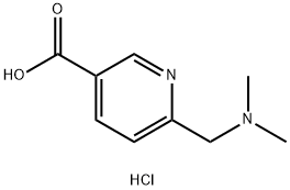 6-Dimethylaminomethyl-nicotinic acid dihydrochloride结构式