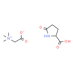 5-oxoproline, compound with (carboxylatomethyl)trimethylammonium (1:1) structure