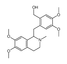 (2-((6,7-dimethoxy-2-methyl-1,2,3,4-tetrahydroisoquinolin-1-yl)methyl)-4,5-dimethoxyphenyl)methanol Structure