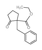 ethyl 1-benzyl-2-oxo-cyclopentane-1-carboxylate structure