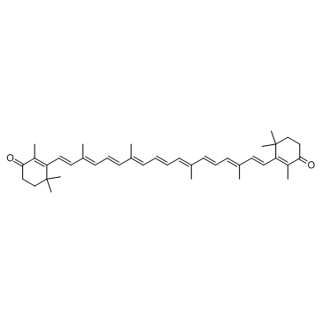 Canthaxanthin Structure