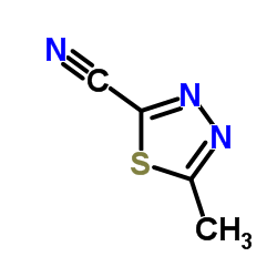 5-甲基-1,3,4-噻二唑-2-甲腈结构式