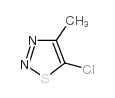 5-氯-4-甲基-1,2,3-噻二唑结构式