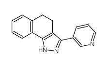 3-pyridin-3-yl-4,5-dihydro-1H-benzo[g]indazole结构式