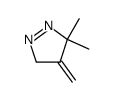 3,3-dimethyl-4-methylene-4,5-dihydro-3H-pyrazole Structure