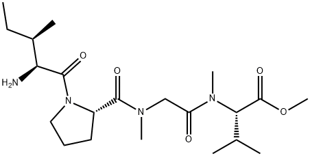 L-aIle-L-Pro-N-Methyl-Gly-N-methyl-L-Val-OMe structure