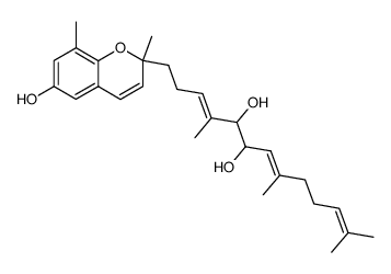 (3E,5R,6R,7E)-1-[(2R)-6-Hydroxy-2,8-dimethyl-2H-1-benzopyran-2-yl]-4,8,12-trimethyl-3,7,11-tridecatriene-5,6-diol Structure