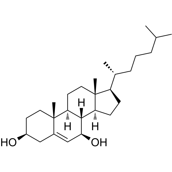 7β-羟基胆固醇结构式