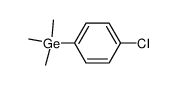 4-chlorophenyltrimethylgermane Structure