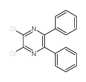 2,3-dichloro-5,6-diphenyl-pyrazine Structure