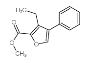 2-furancarboxylicacid,3-ethyl-4-phenyl-,methylester(9ci)结构式