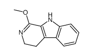 1-methoxy-4,9-dihydro-3H-β-carboline Structure