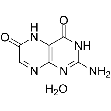 Xanthopterin Hydrate Structure