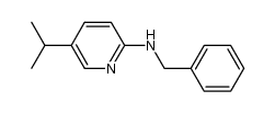 N-[benzyl]-2-amino-5-isopropylpyridine结构式