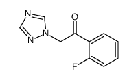 1-(2-fluorophenyl)-2-(1,2,4-triazol-1-yl)ethanone结构式