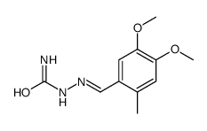 [(4,5-dimethoxy-2-methylphenyl)methylideneamino]urea Structure