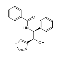 (1S,2S)-N-[1-phenyl-2-hydroxy-2-(3-furyl)-ethyl]benzamide结构式