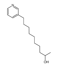 3-(9-Hydroxy-1-decyl)-pyridin结构式