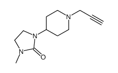 1-methyl-3-(1-prop-2-ynylpiperidin-4-yl)imidazolidin-2-one Structure