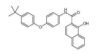 N-[4-(4-tert-Butylphenoxy)phenyl]-1-hydroxy-2-naphthamide structure