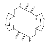 1,3,6,8,11,13,16,18-Octaazatricyclo[16.2.2.28,11]tetracosane-4,5,14,15-tetrathione结构式