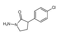 3-Amino-1-(p-chlorophenyl)-2-pyrrolidone Structure