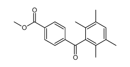 methyl 4-(2,3,5,6-tetramethylbenzoyl)benzoate结构式