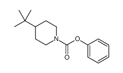 phenyl 4-tert-butylpiperidine-1-carboxylate结构式