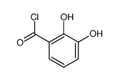 Benzoyl chloride, 2,3-dihydroxy- (9CI) structure