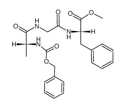 methyl benzyloxycarbonyl-(D)alanylglycylphenylalaninate结构式