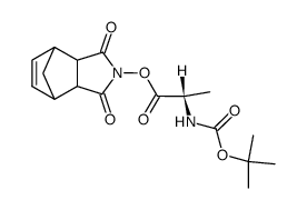 Boc-Ala-ONB Structure