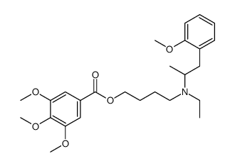 3,4,5-Trimethoxybenzoic acid 4-[ethyl(2-methoxy-α-methylphenethyl)amino]butyl ester picture