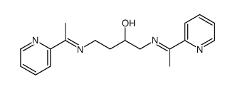 1,4-bis(1-pyridin-2-ylethylideneamino)butan-2-ol结构式