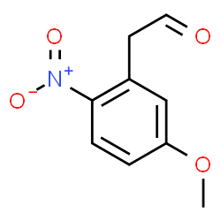 Benzeneacetaldehyde, 5-methoxy-2-nitro-结构式