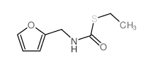 Carbamic acid,furfurylthio-, S-ethyl ester (6CI,7CI,8CI)结构式