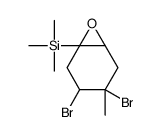 (3,4-dibromo-3-methyl-7-oxabicyclo[4.1.0]heptan-6-yl)-trimethylsilane Structure