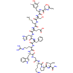 MSH, 2-(3,5-diiodo-Tyr)alpha- Structure